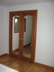 Porte miroir en bois